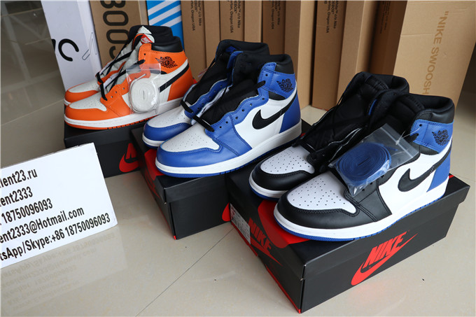 Authentic Nike Air Jordan 1 Retro Fragment Without Lighting
