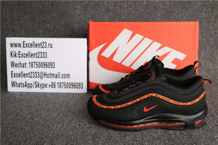 Nike Air Max 97 Black Orange 3M