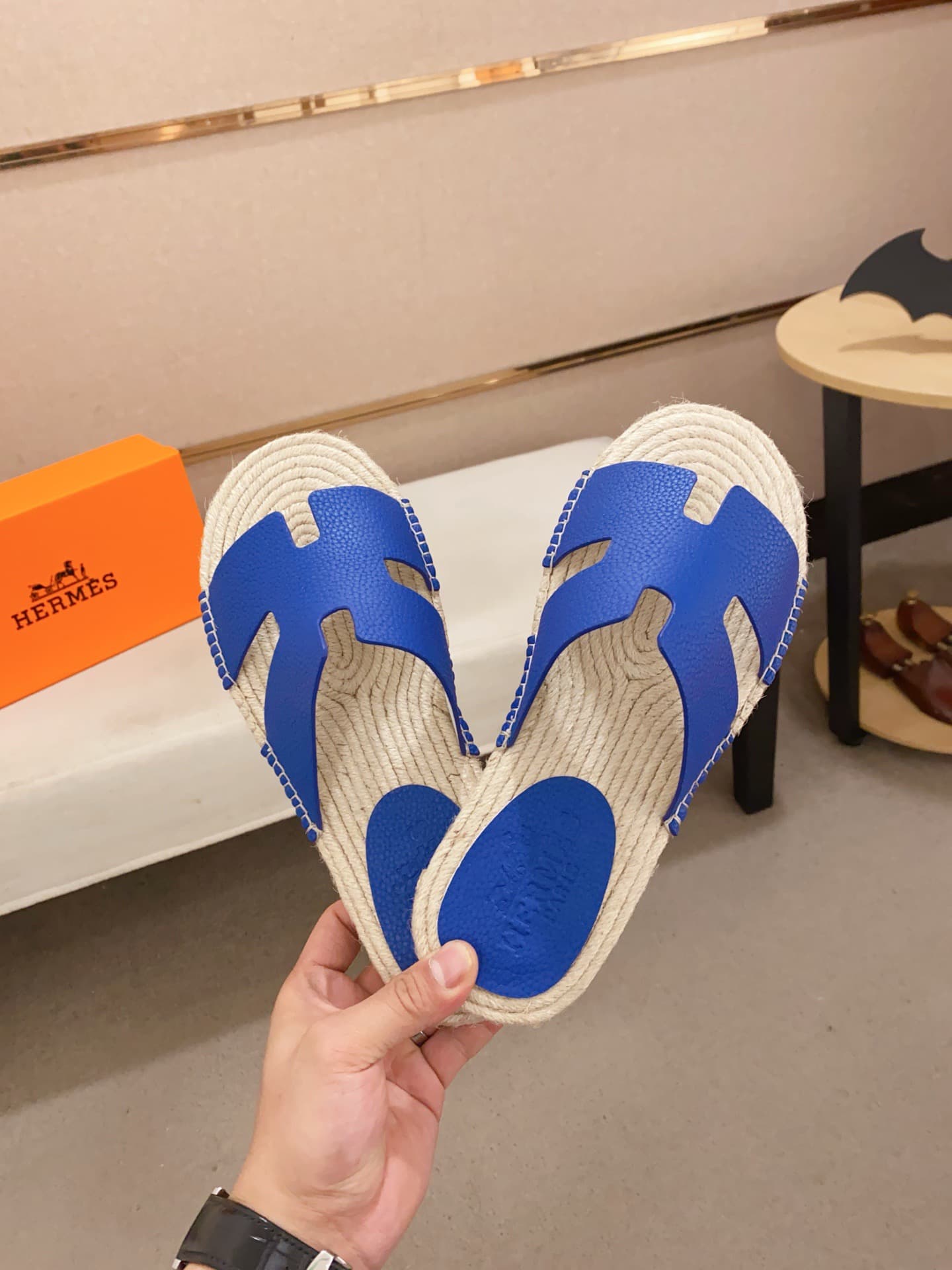 Hleather Man Slippers