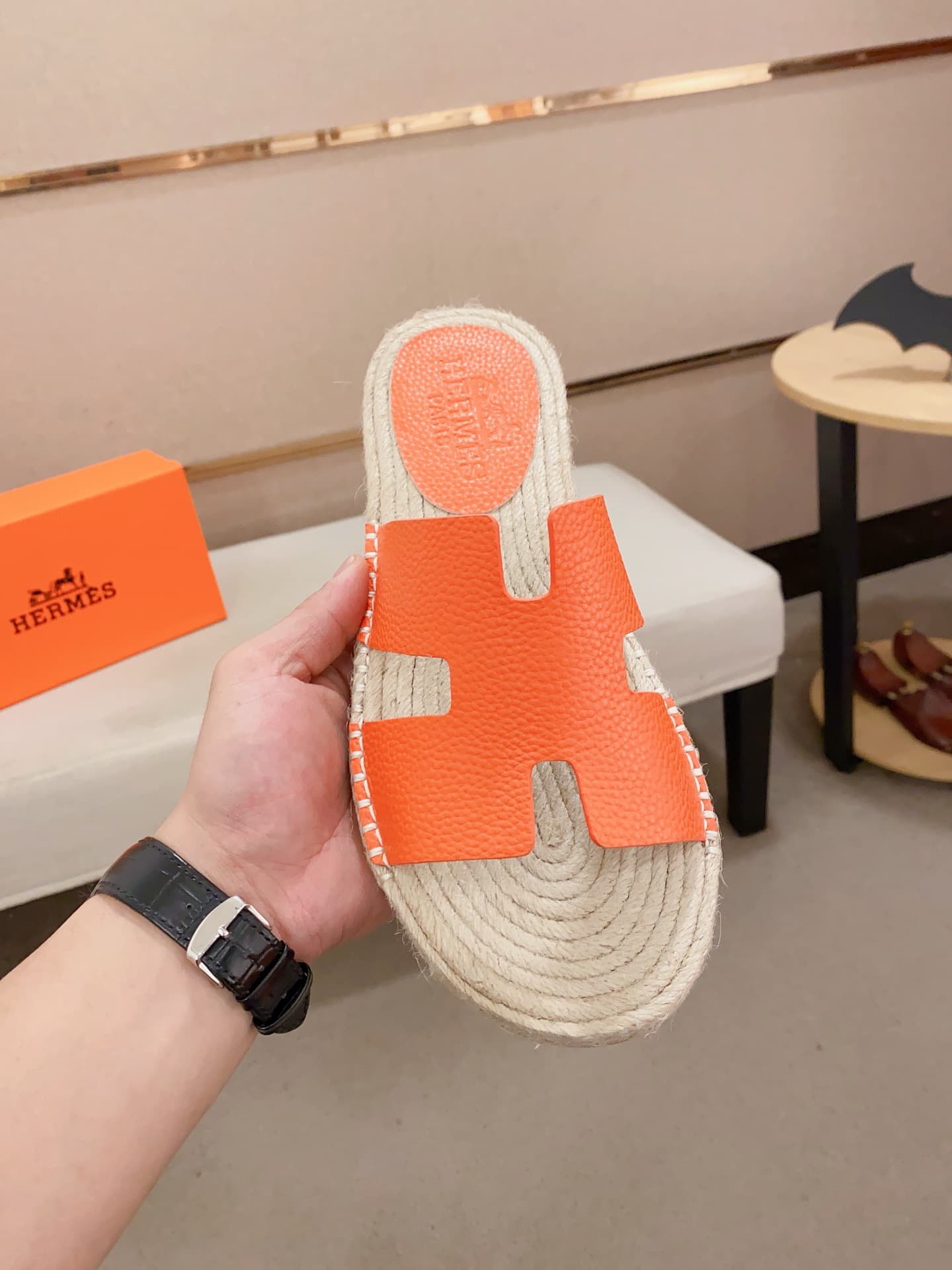 Hleather Man Slippers