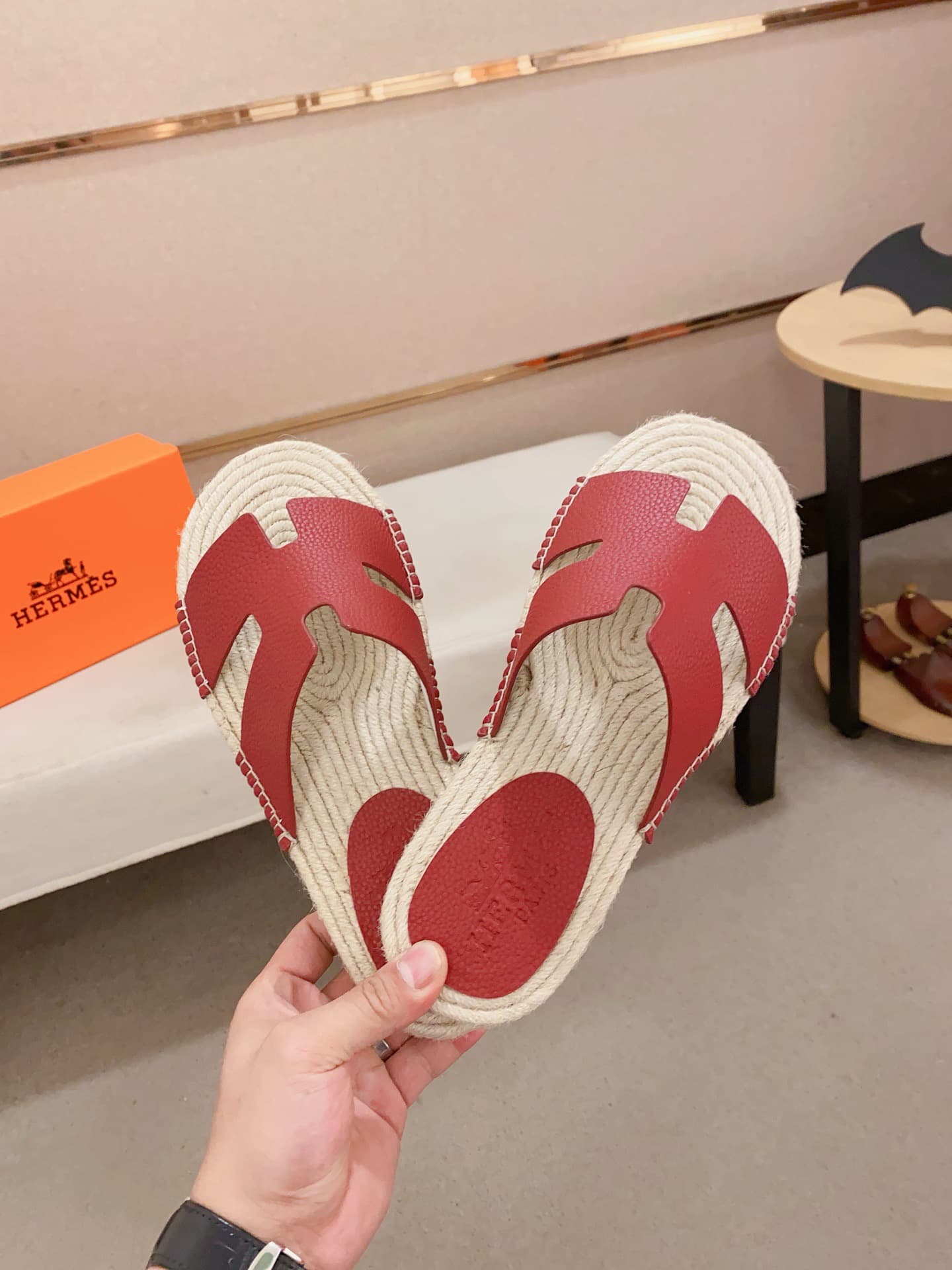Hleather Man Slippers