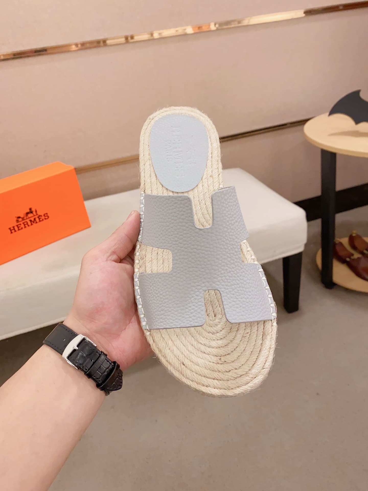 Hleather Man Slippers