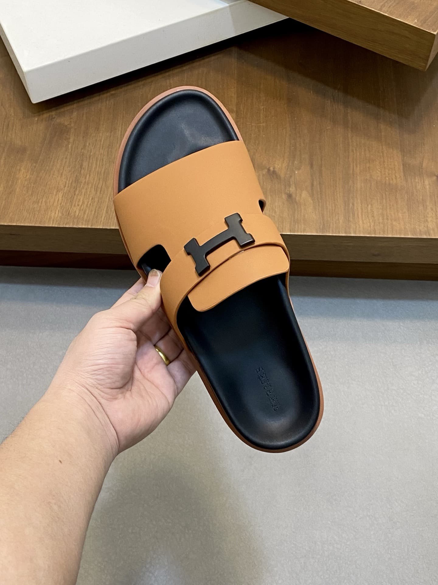 Hleather Couple Slippers