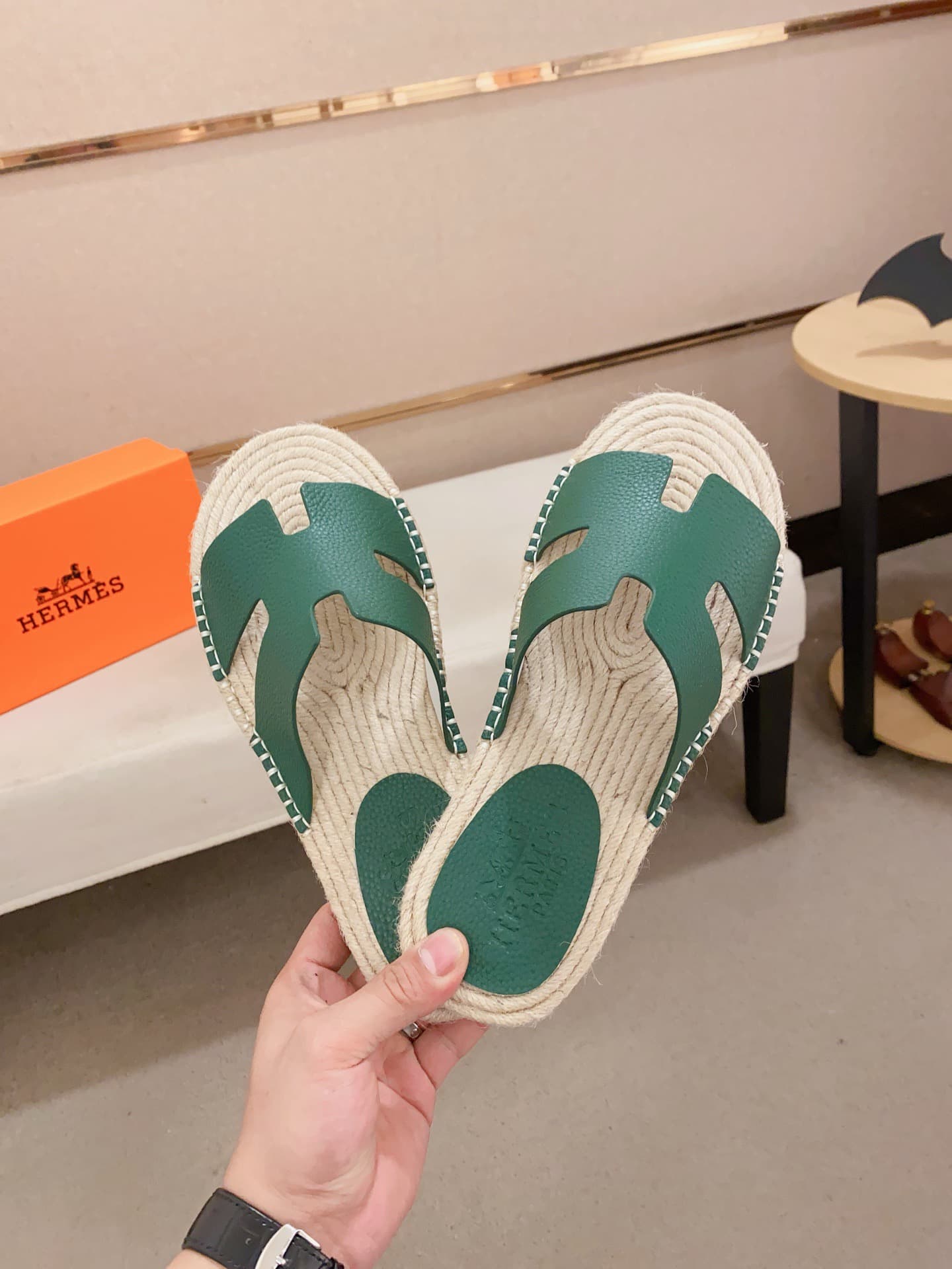 Hleather Man Slippers