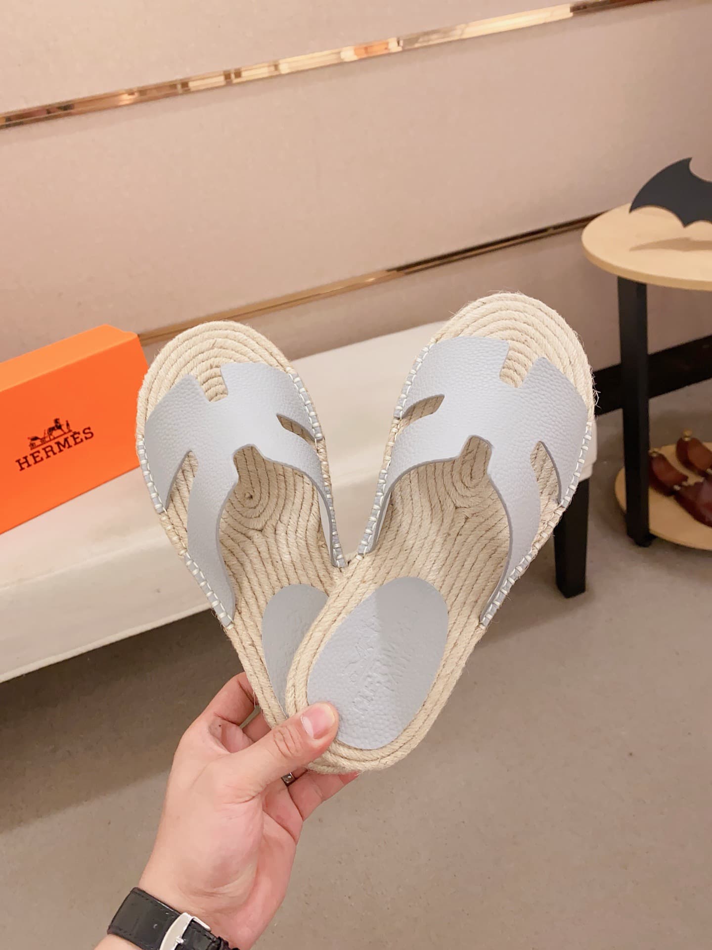 Hleather Man Slippers