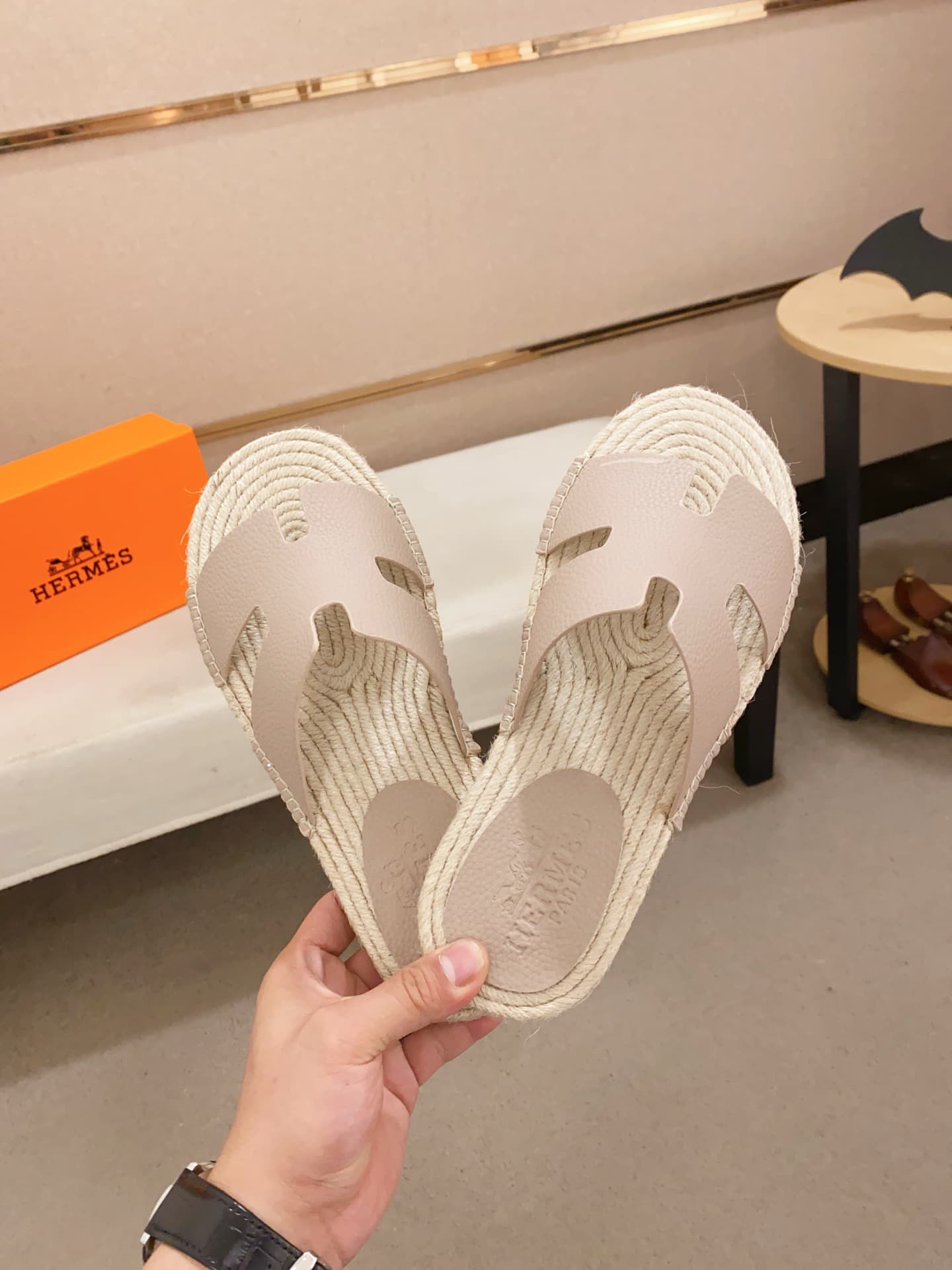 Hleather Man Slippers