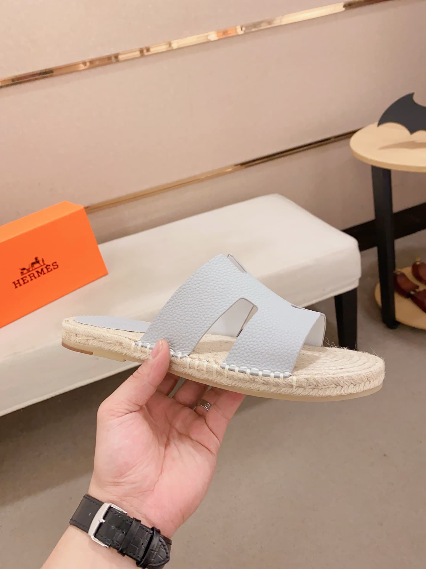 Hleather Man Slippers