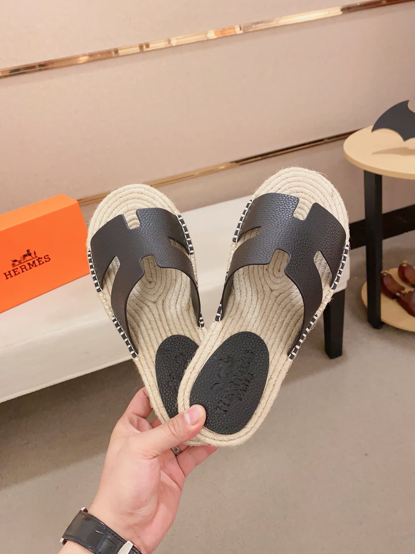 Hleather Man Slippers