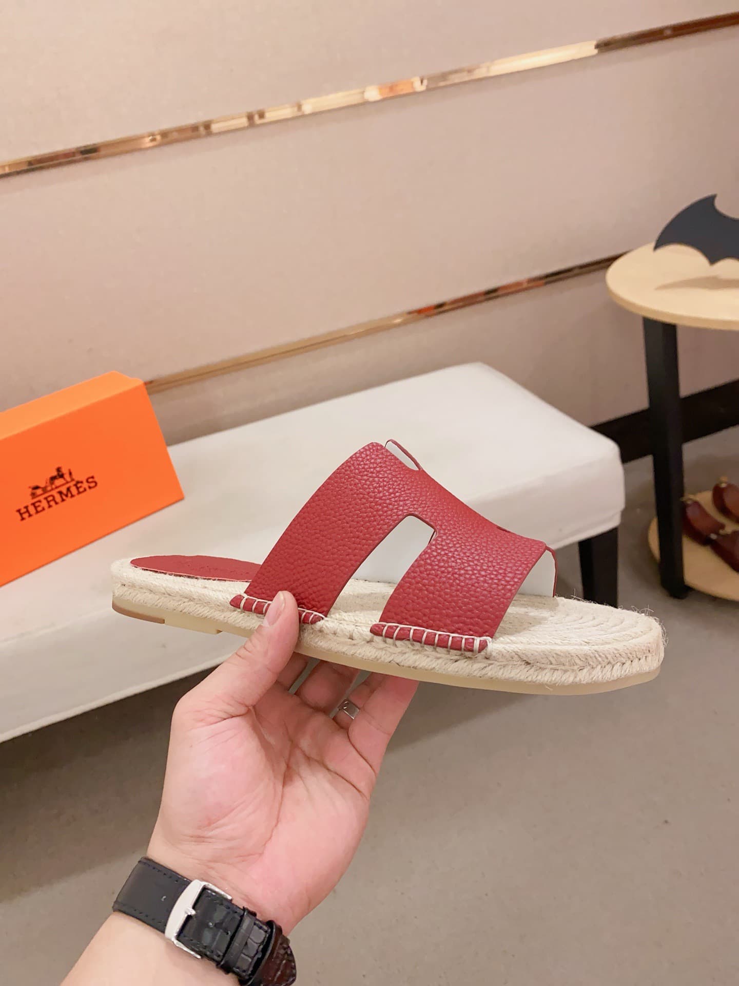 Hleather Man Slippers