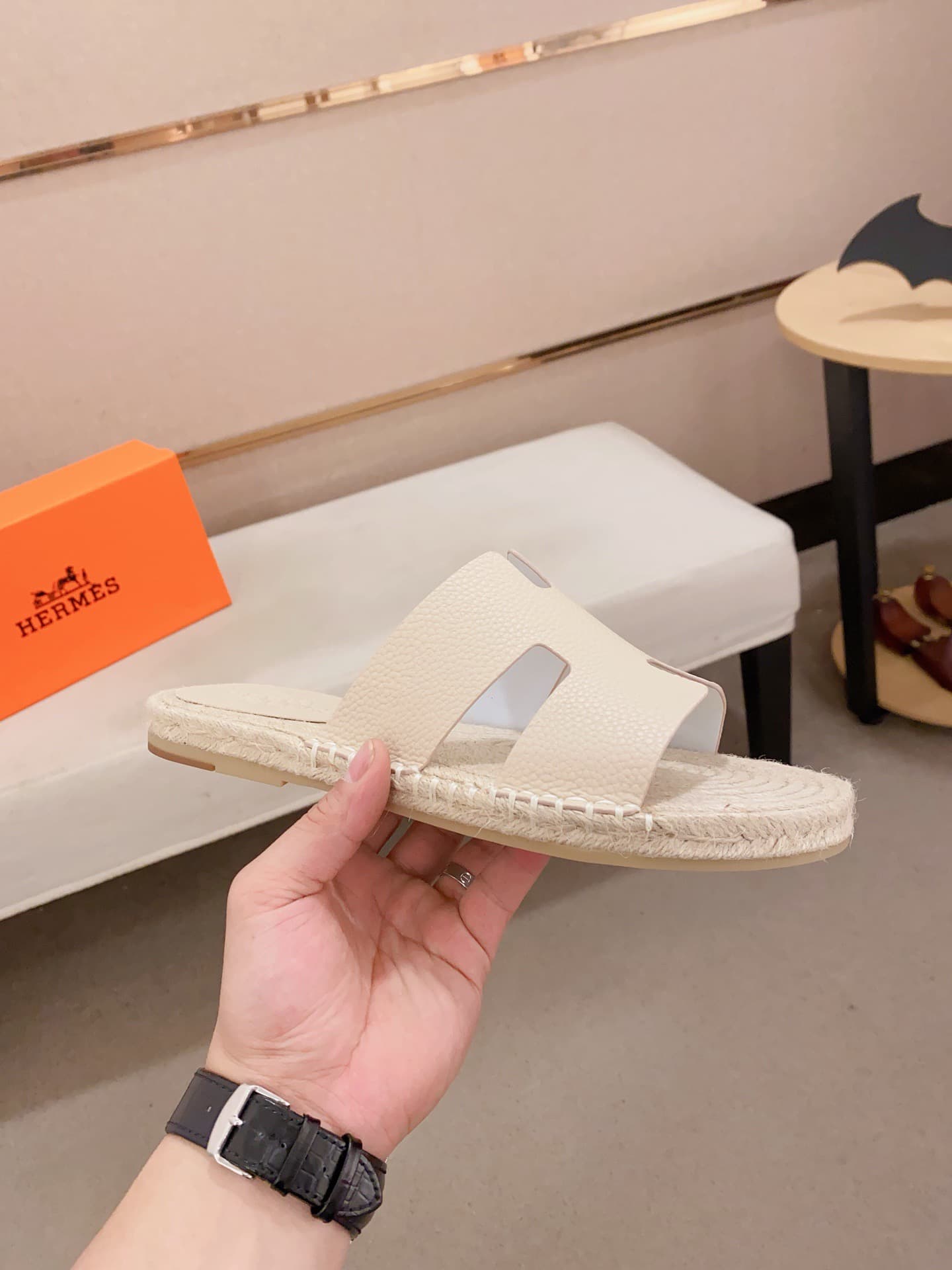 Hleather Man Slippers