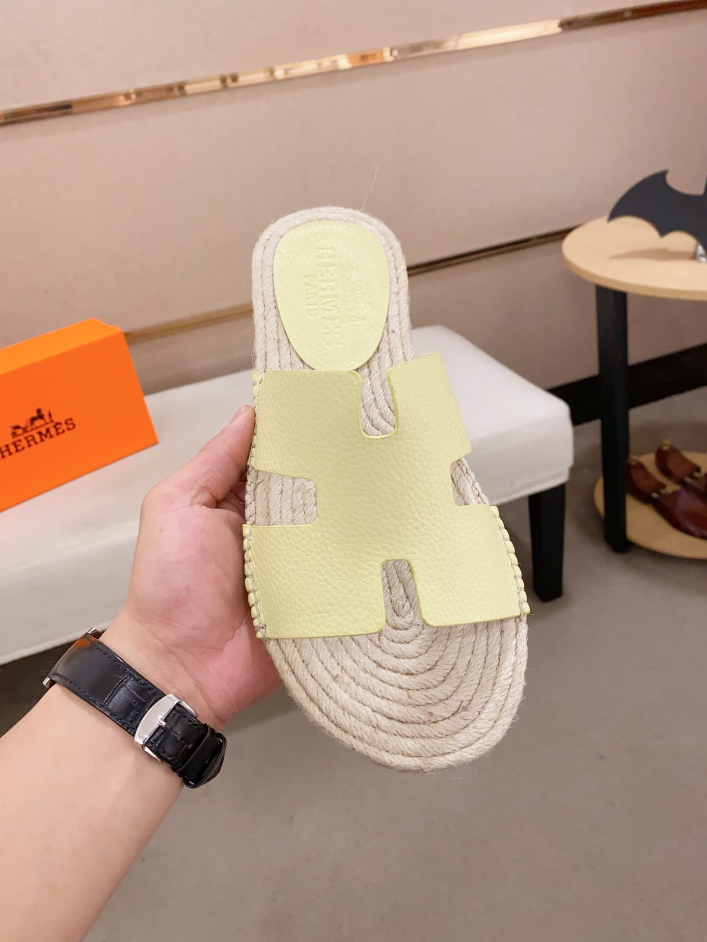 Hleather Man Slippers