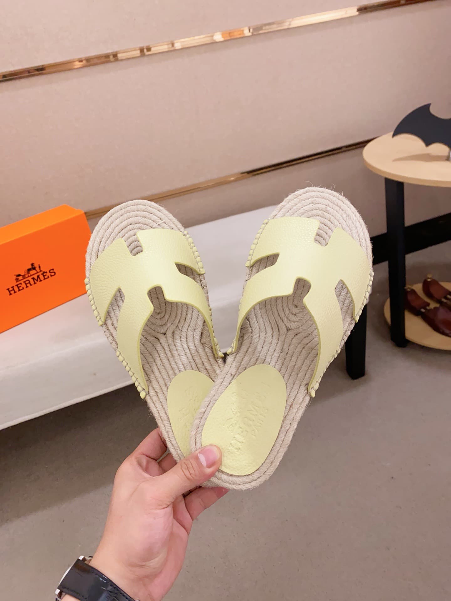 Hleather Man Slippers