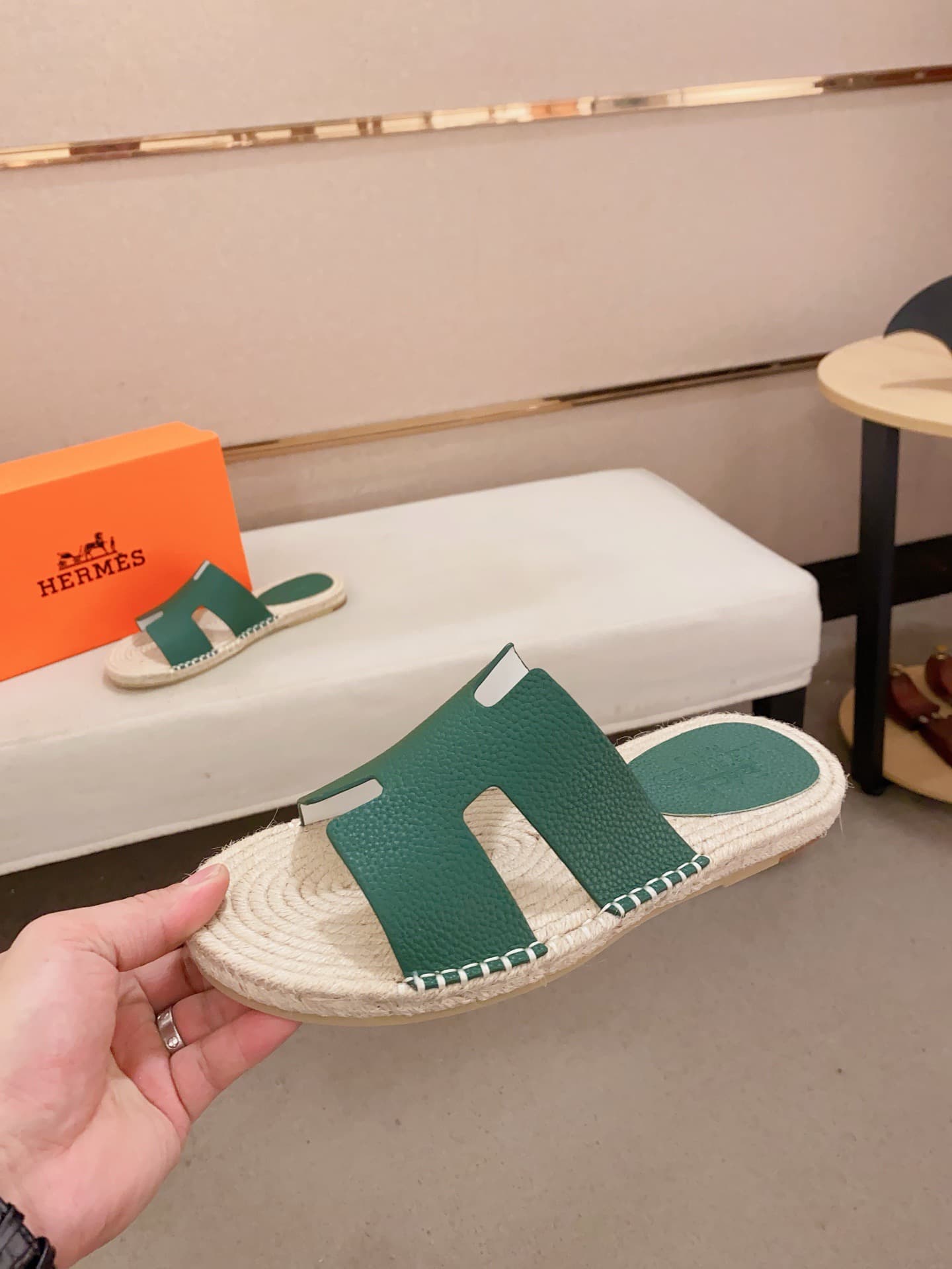 Hleather Man Slippers