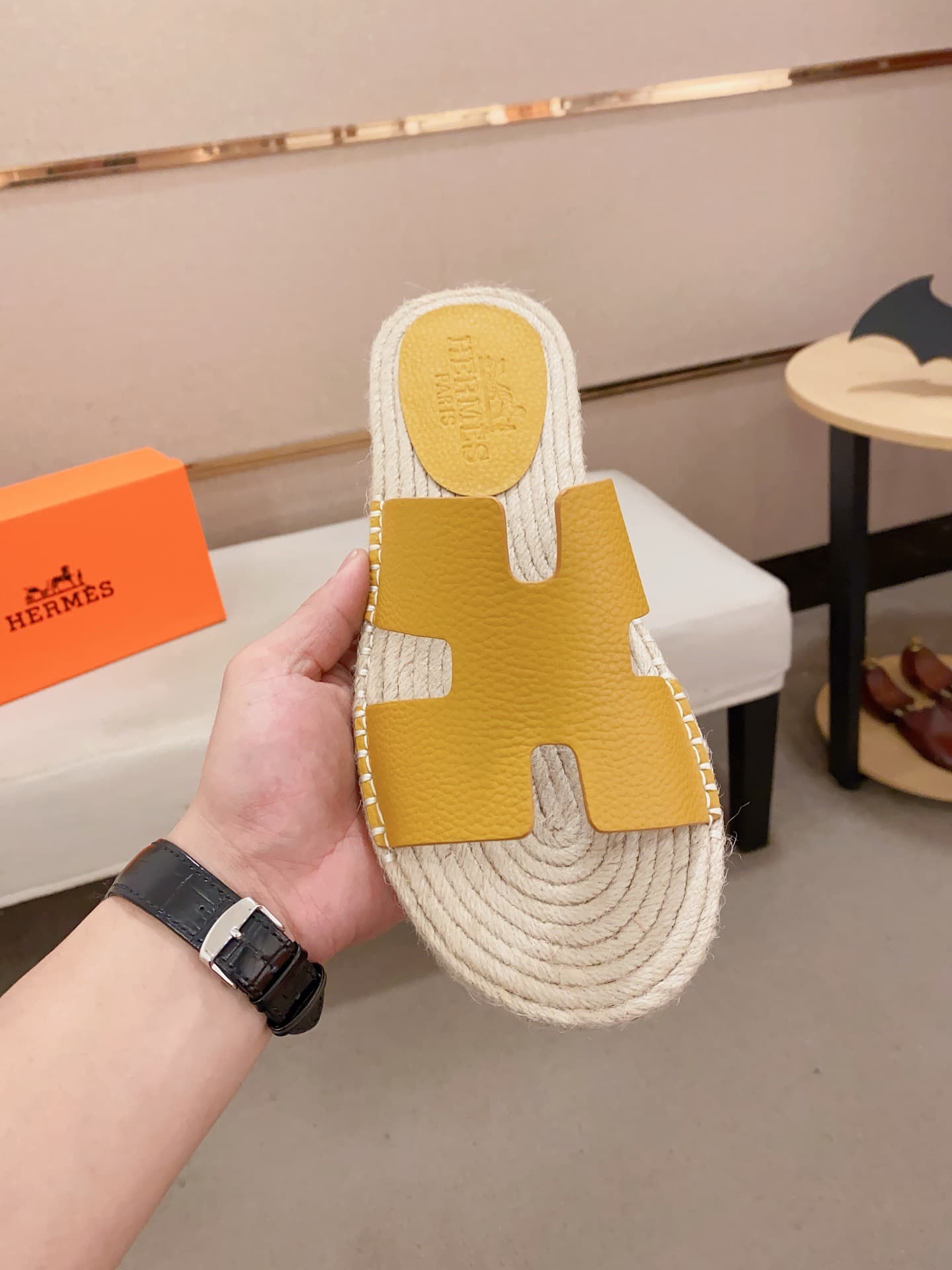 Hleather Man Slippers