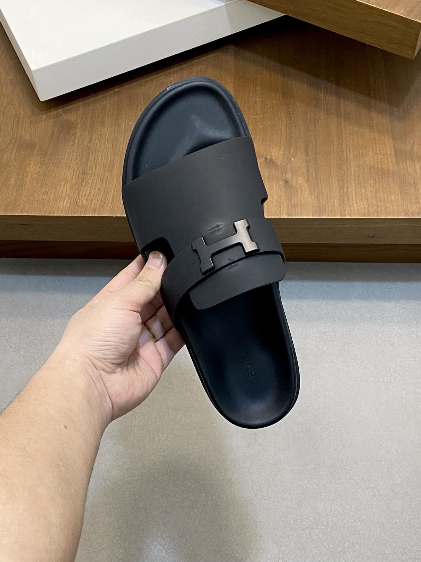 Hleather Couple Slippers