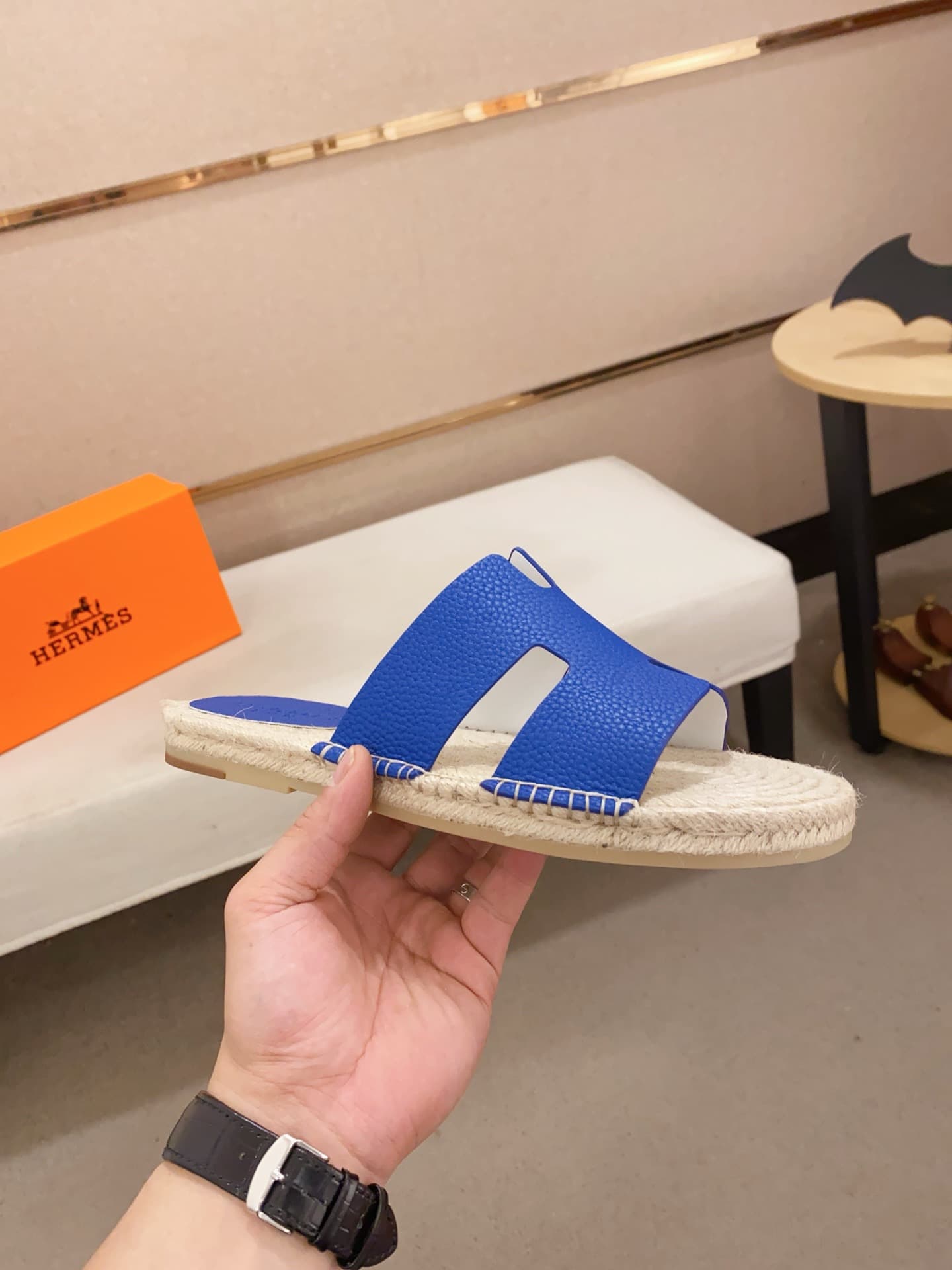 Hleather Man Slippers