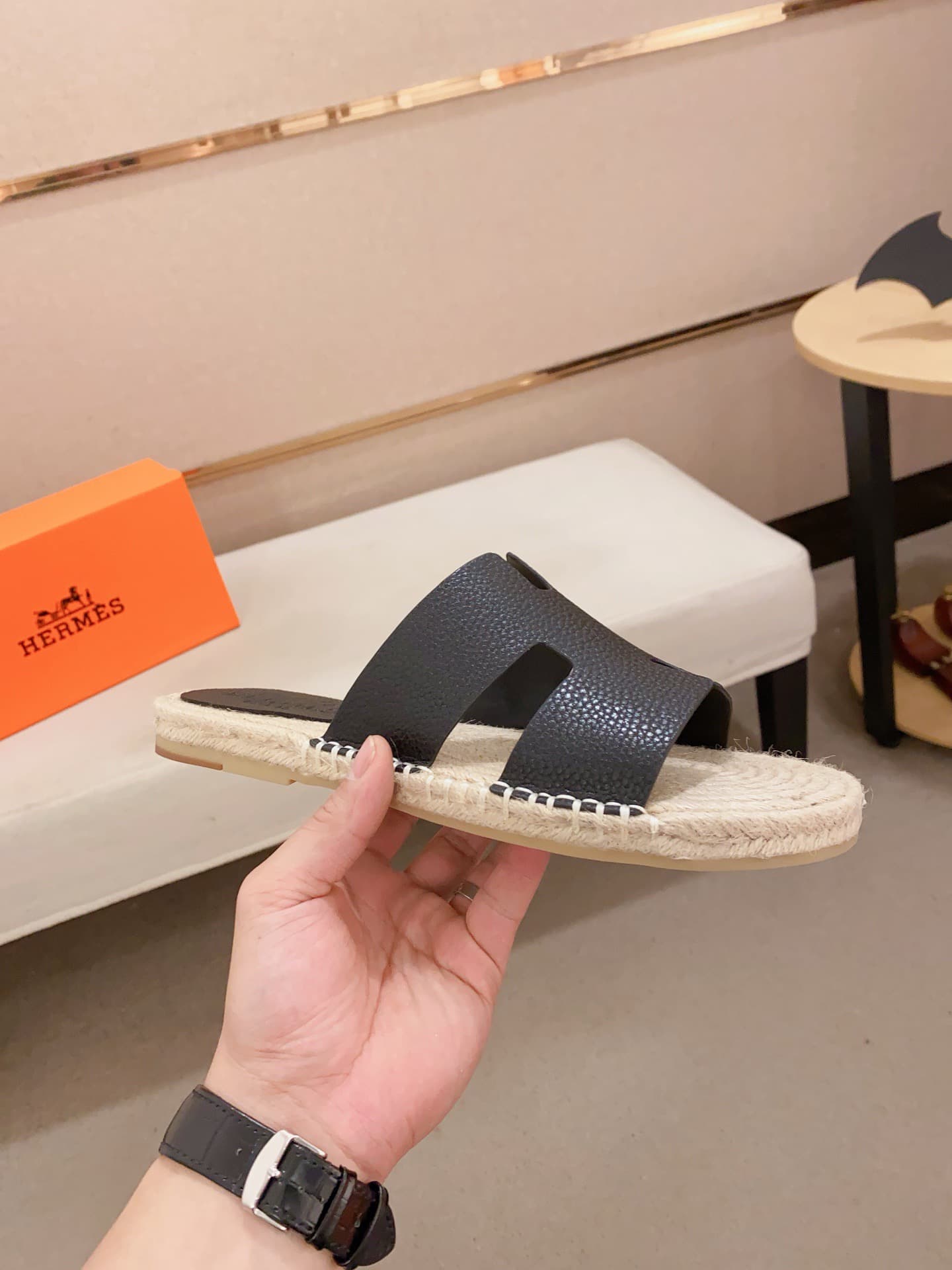 Hleather Man Slippers