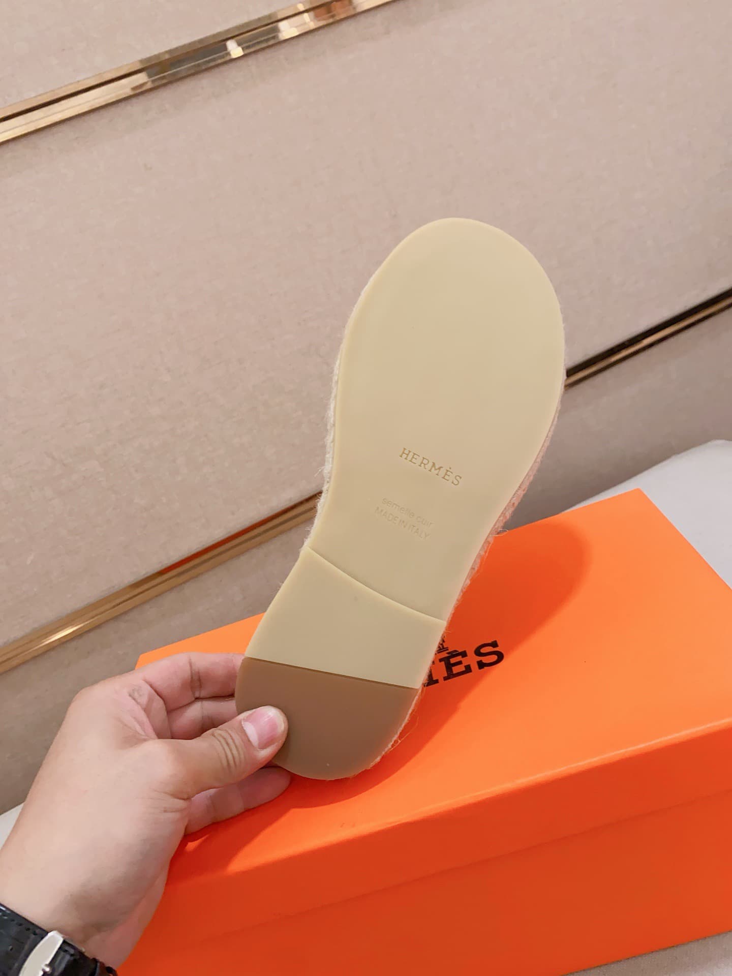 Hleather Man Slippers