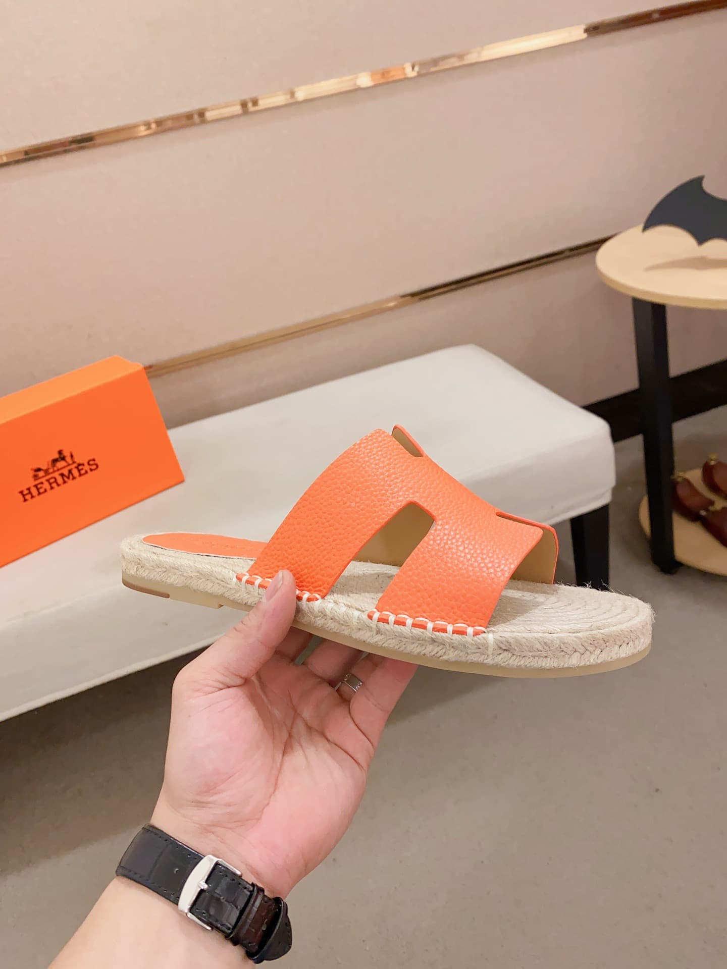 Hleather Man Slippers