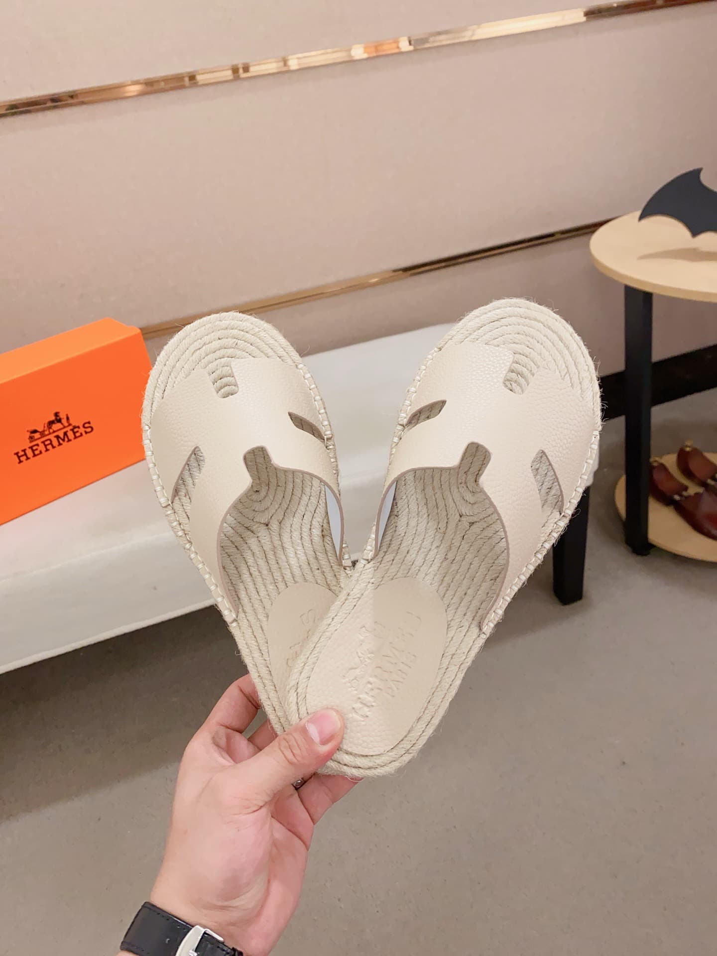 Hleather Man Slippers