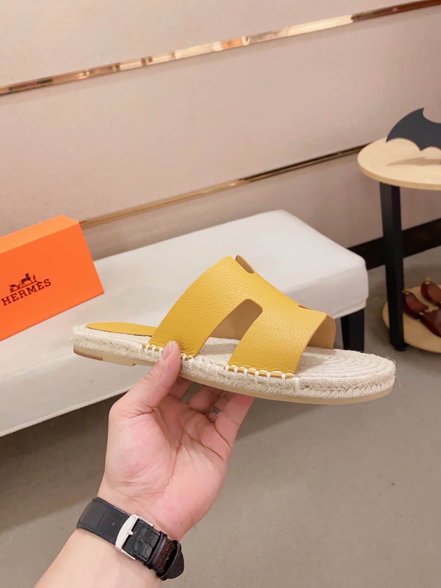 Hleather Man Slippers