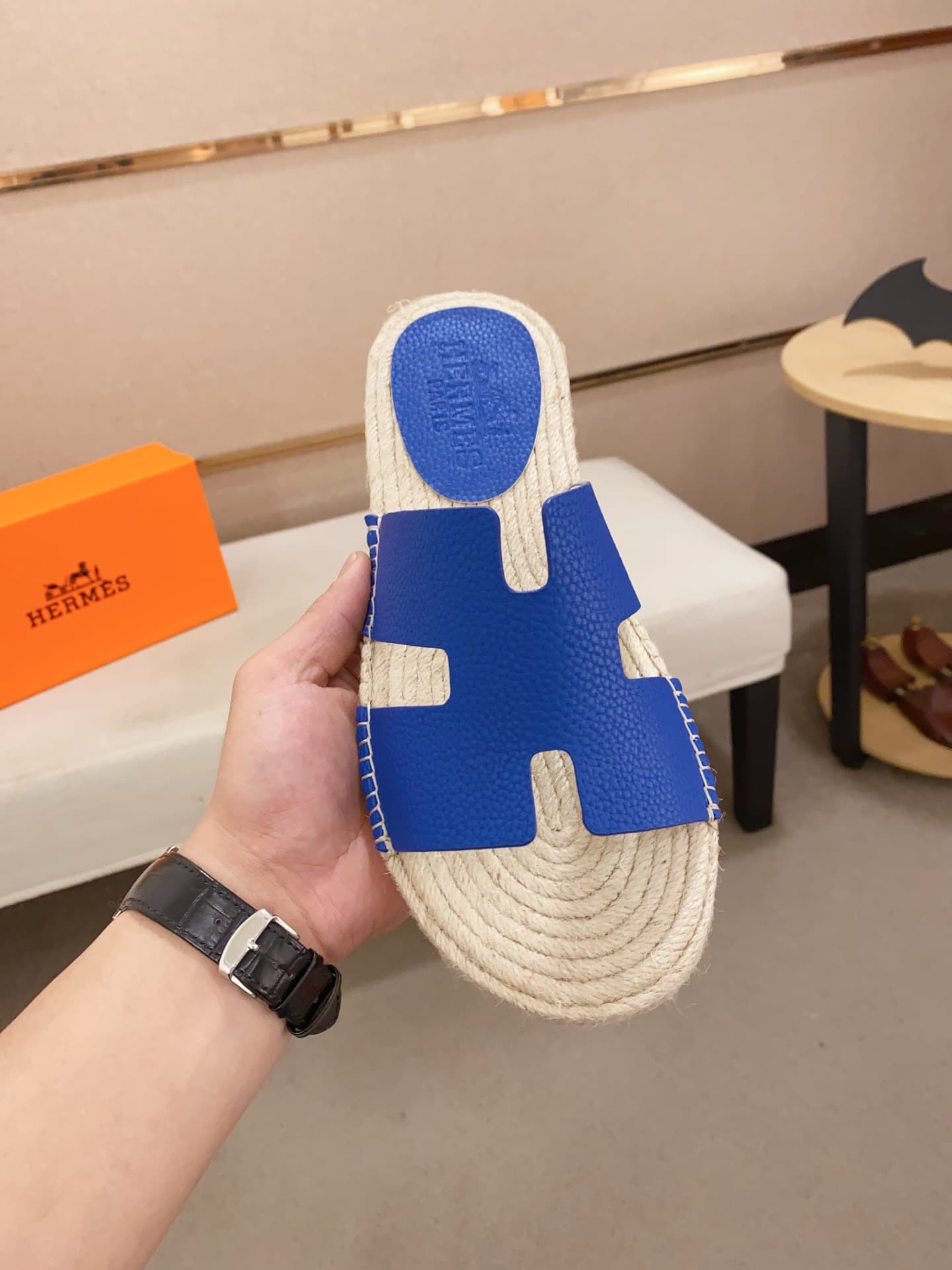 Hleather Man Slippers