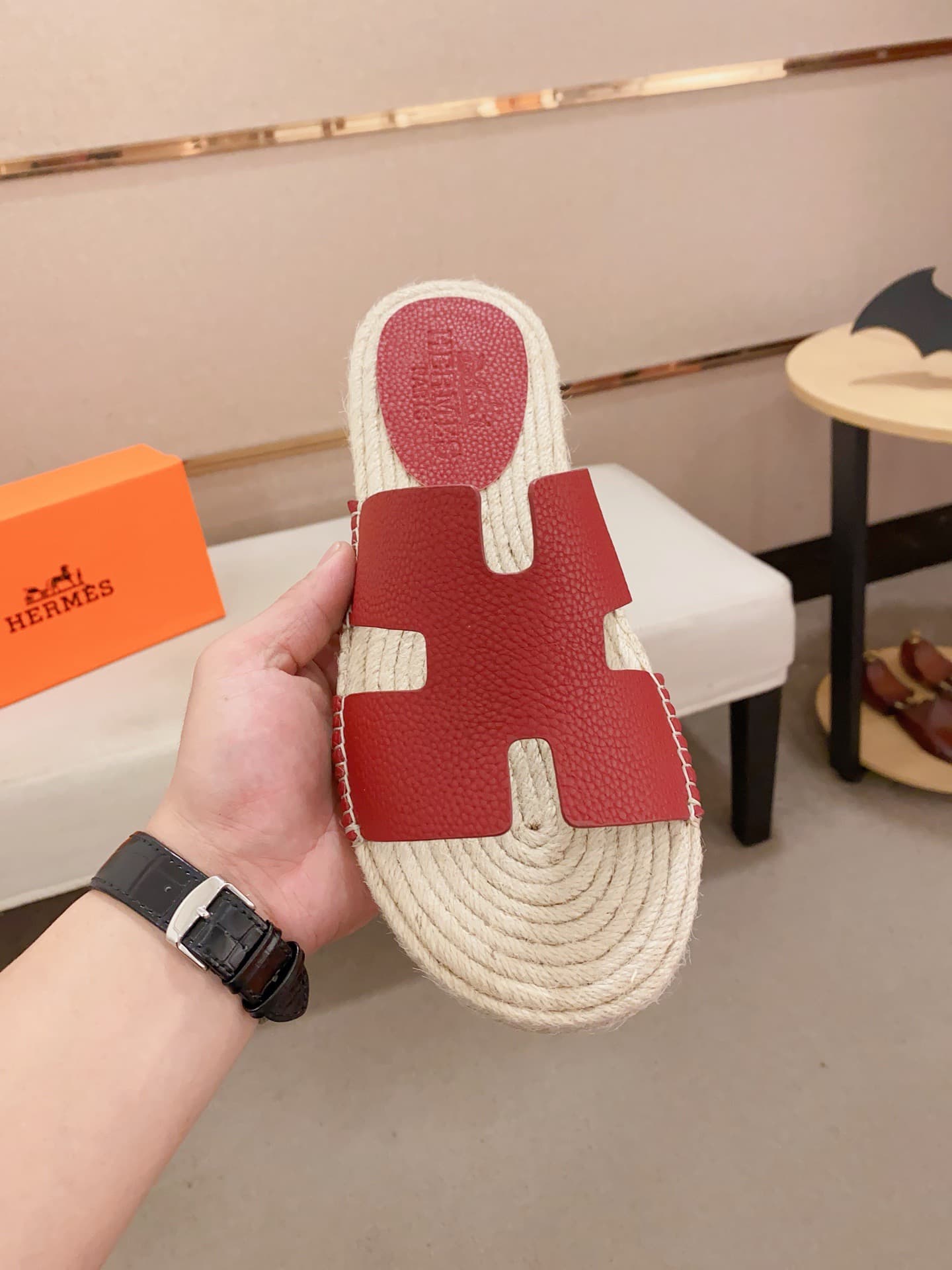 Hleather Man Slippers
