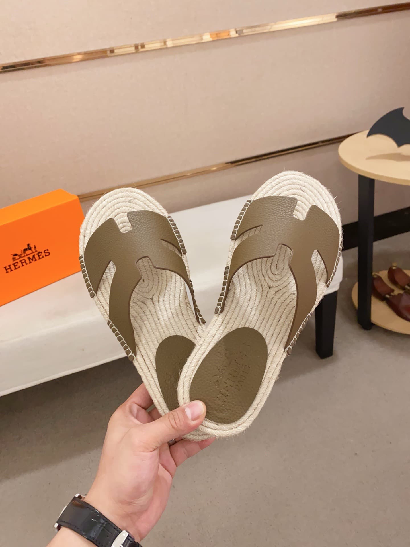 Hleather Man Slippers