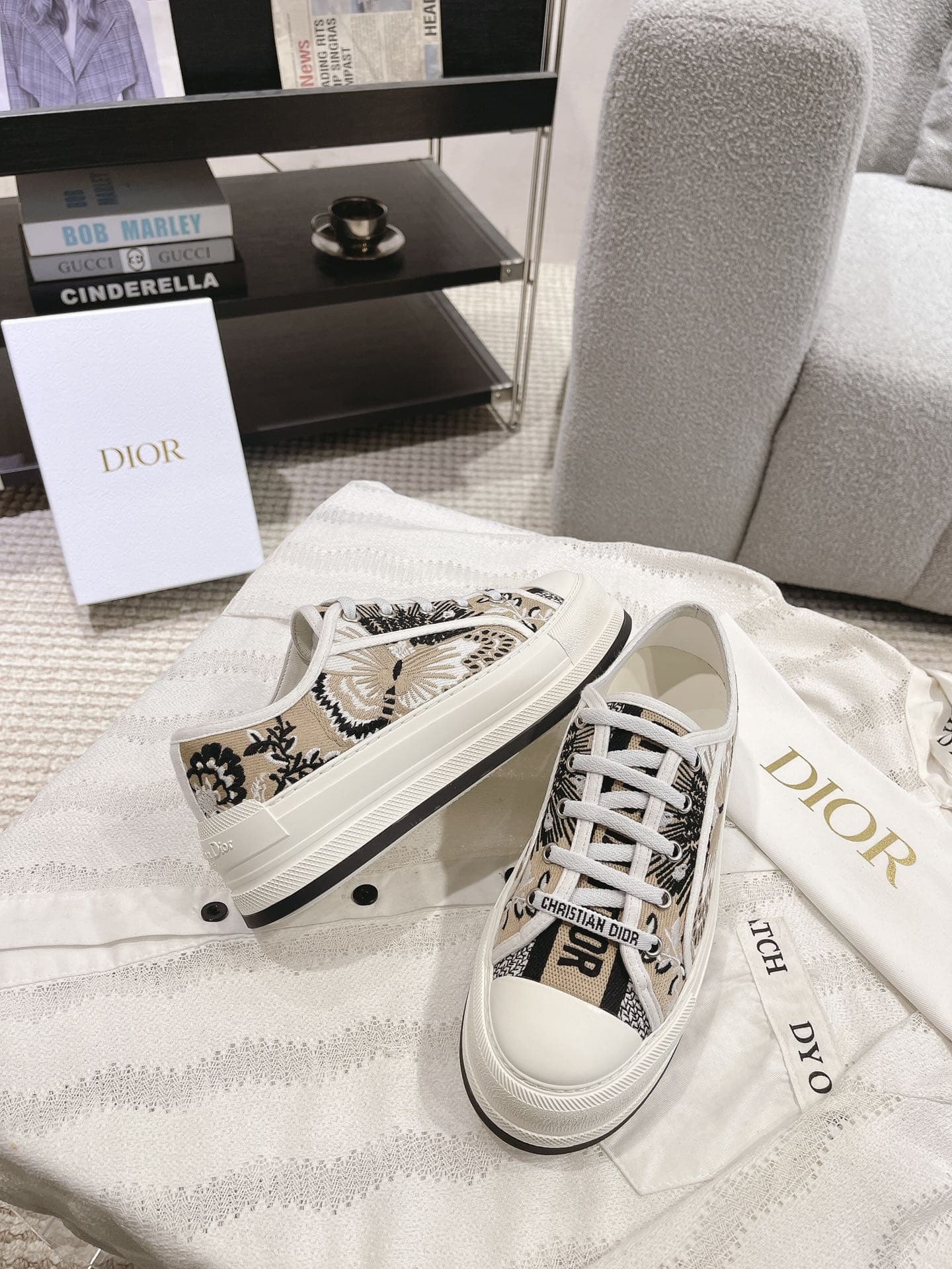 Dior Walkn Shoes Heel High4.5cm