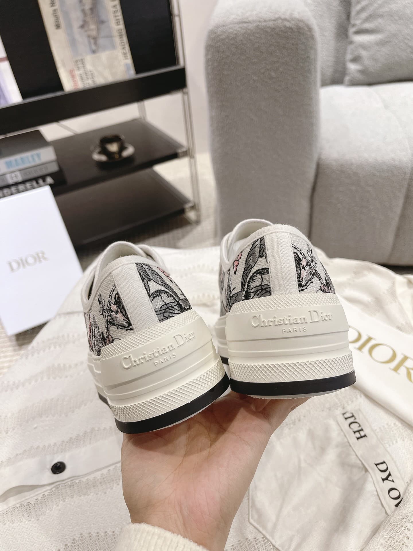 Dior Walkn Shoes Heel High4.5cm