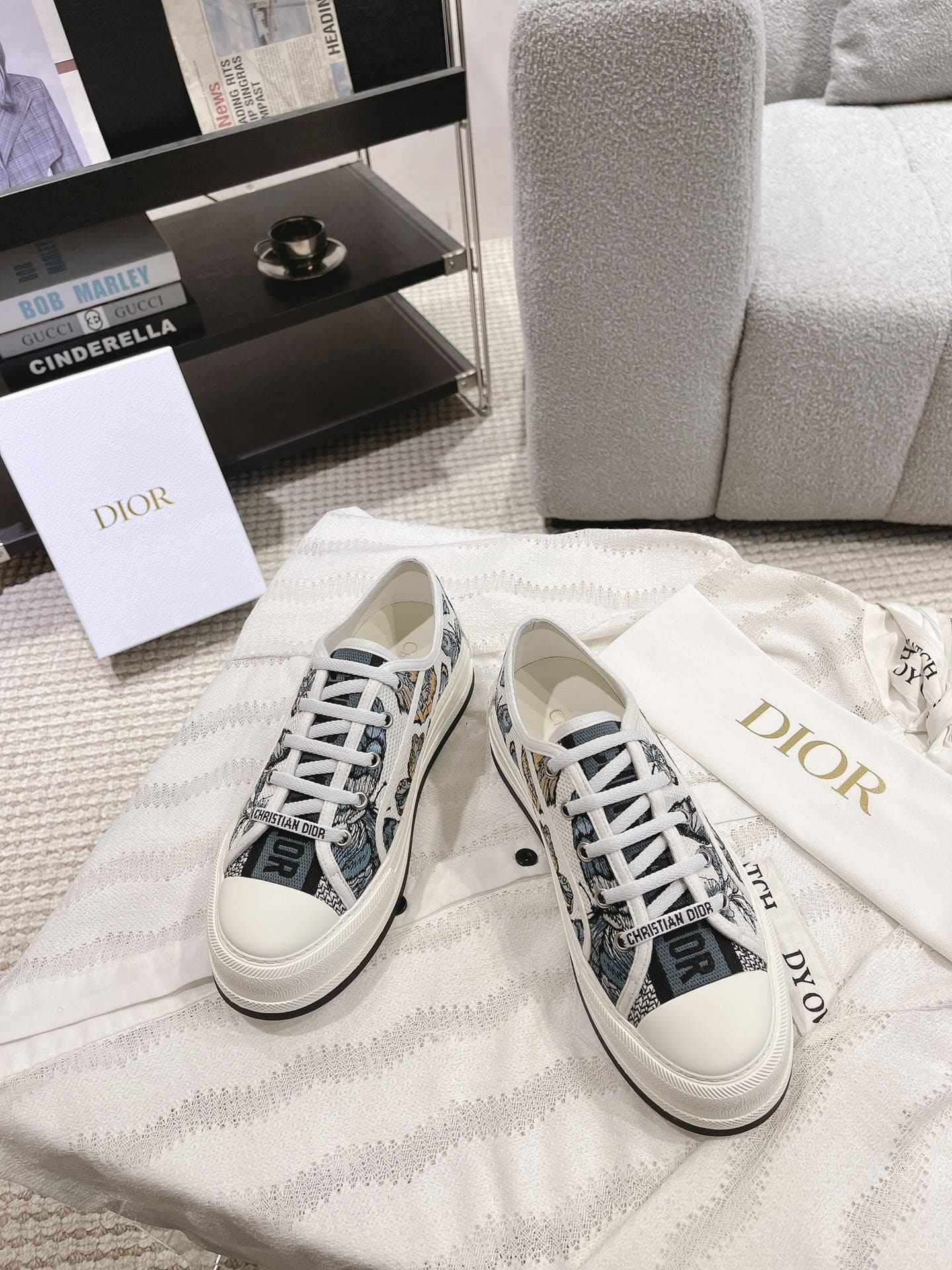 Dior Walkn Shoes Heel High4.5cm