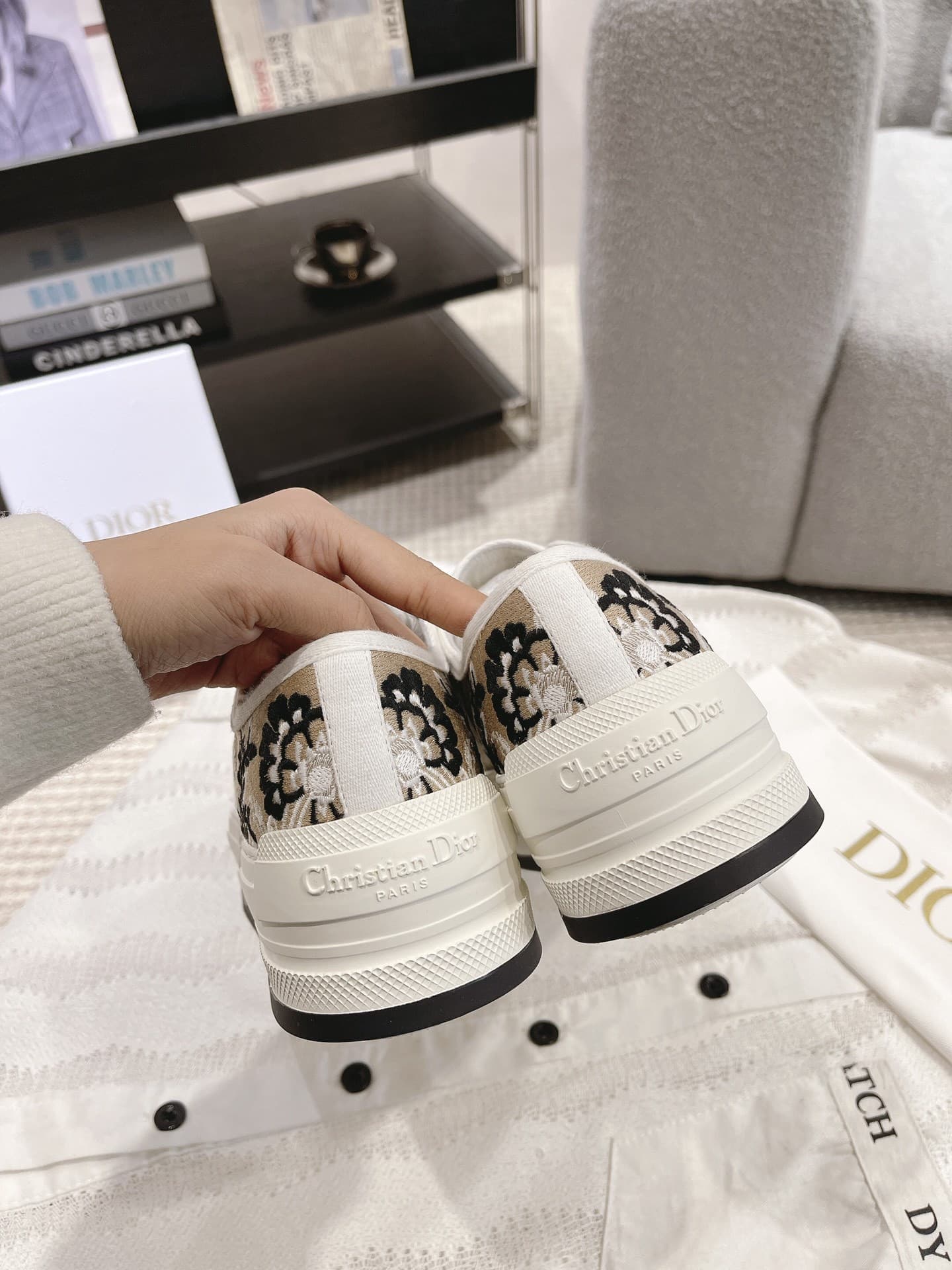 Dior Walkn Shoes Heel High4.5cm