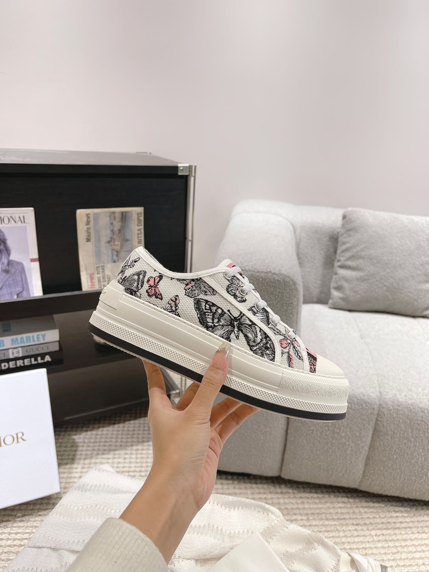 Dior Walkn Shoes Heel High4.5cm