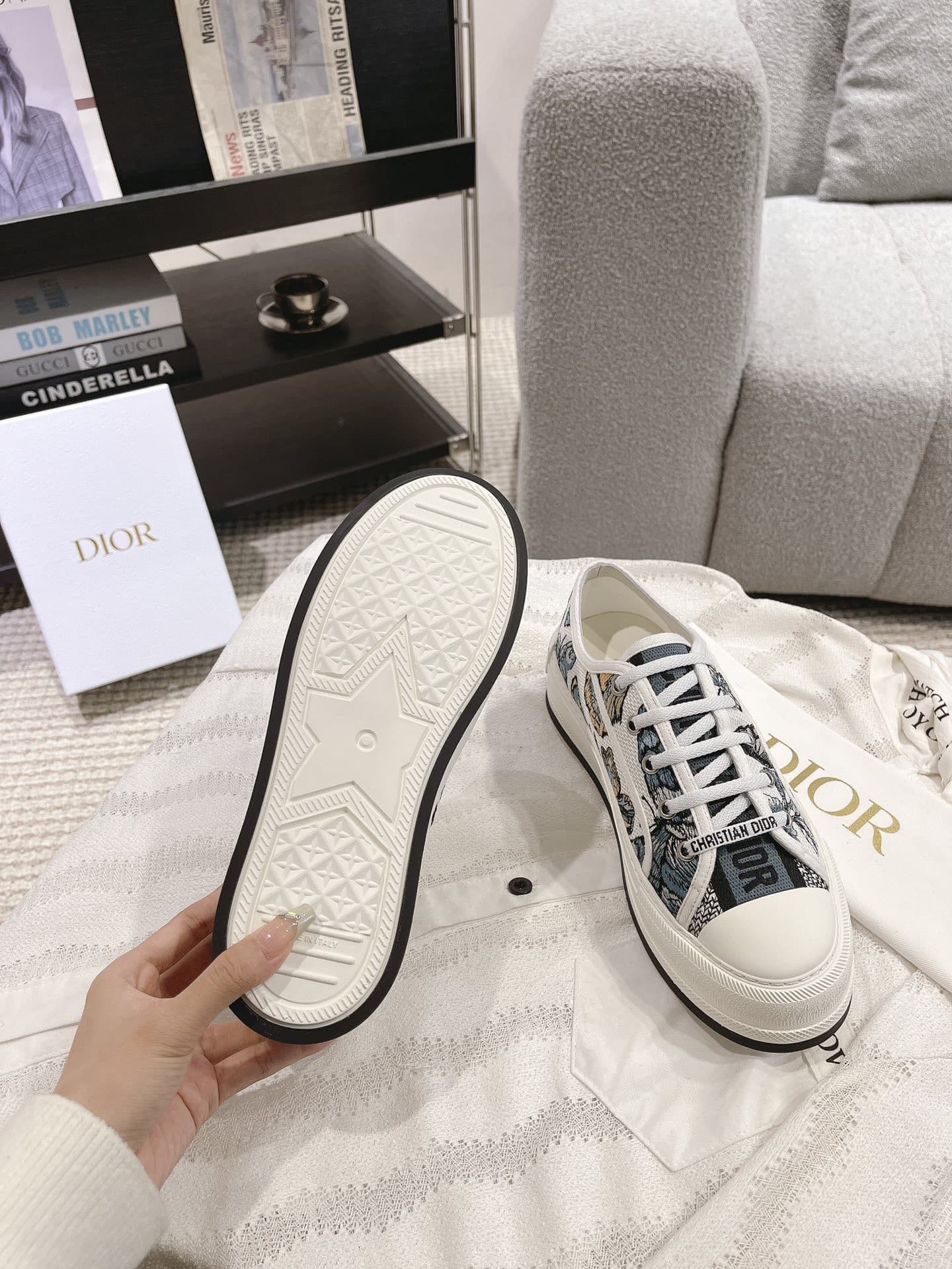 Dior Walkn Shoes Heel High4.5cm