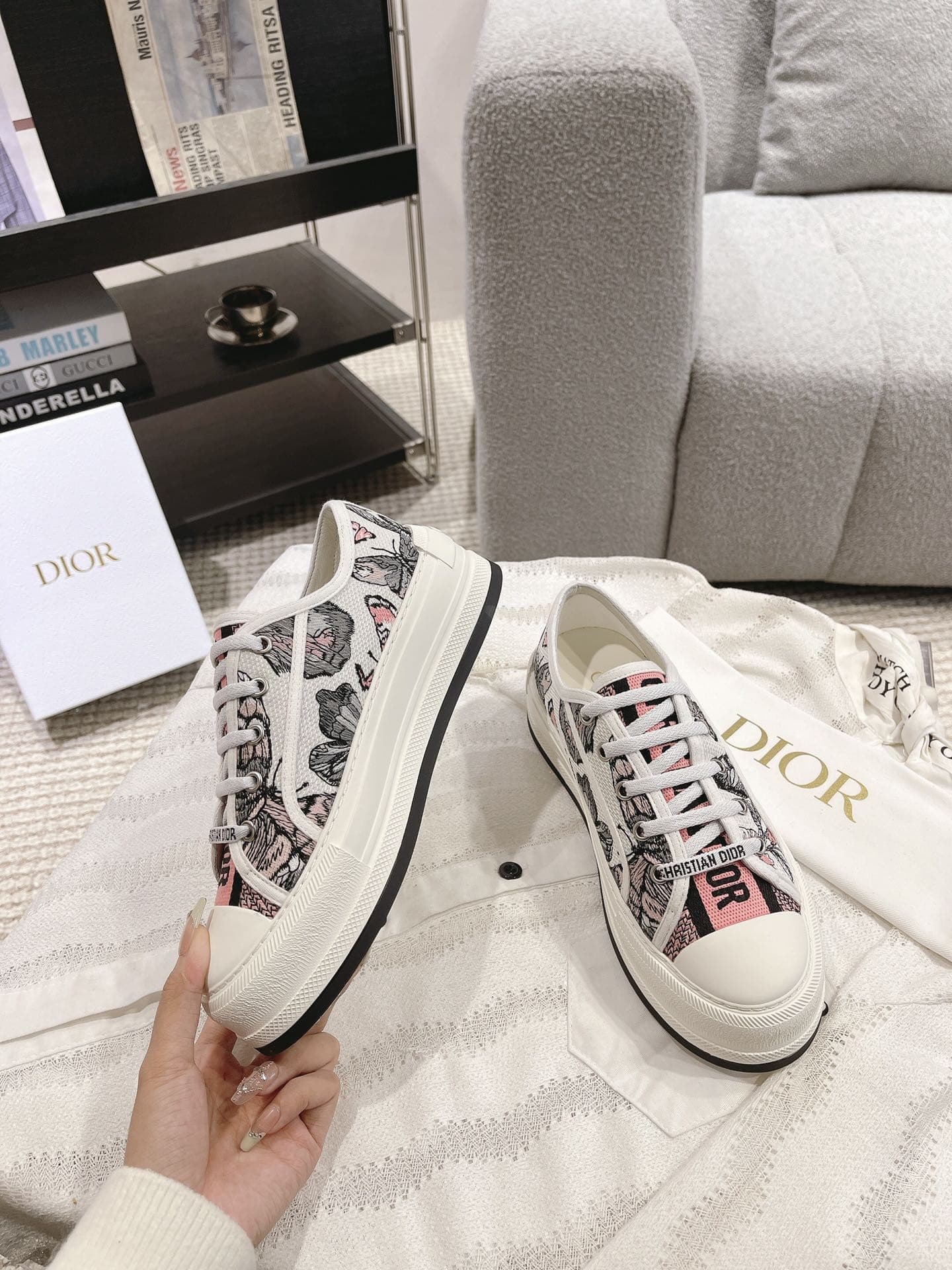Dior Walkn Shoes Heel High4.5cm