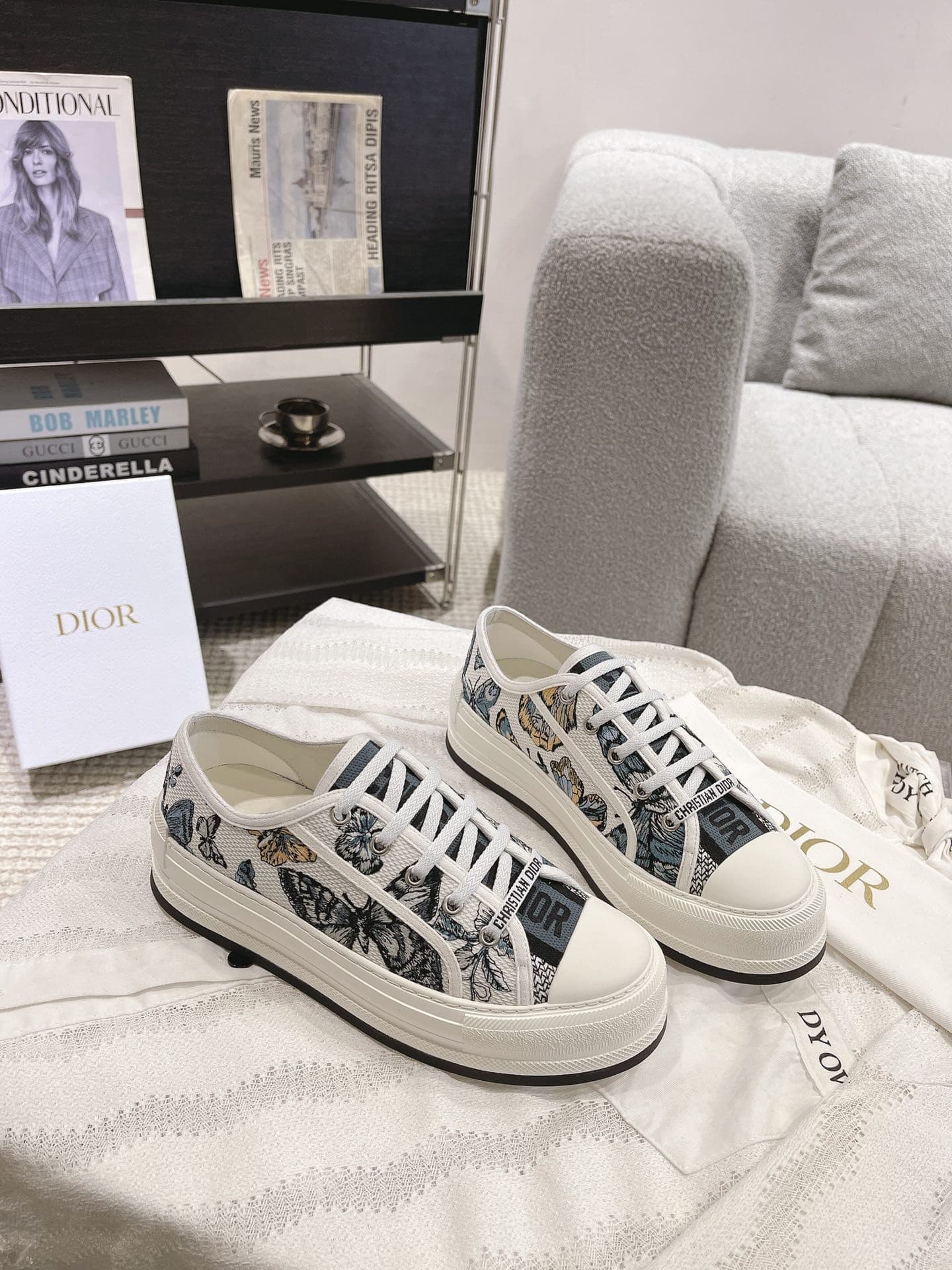 Dior Walkn Shoes Heel High4.5cm