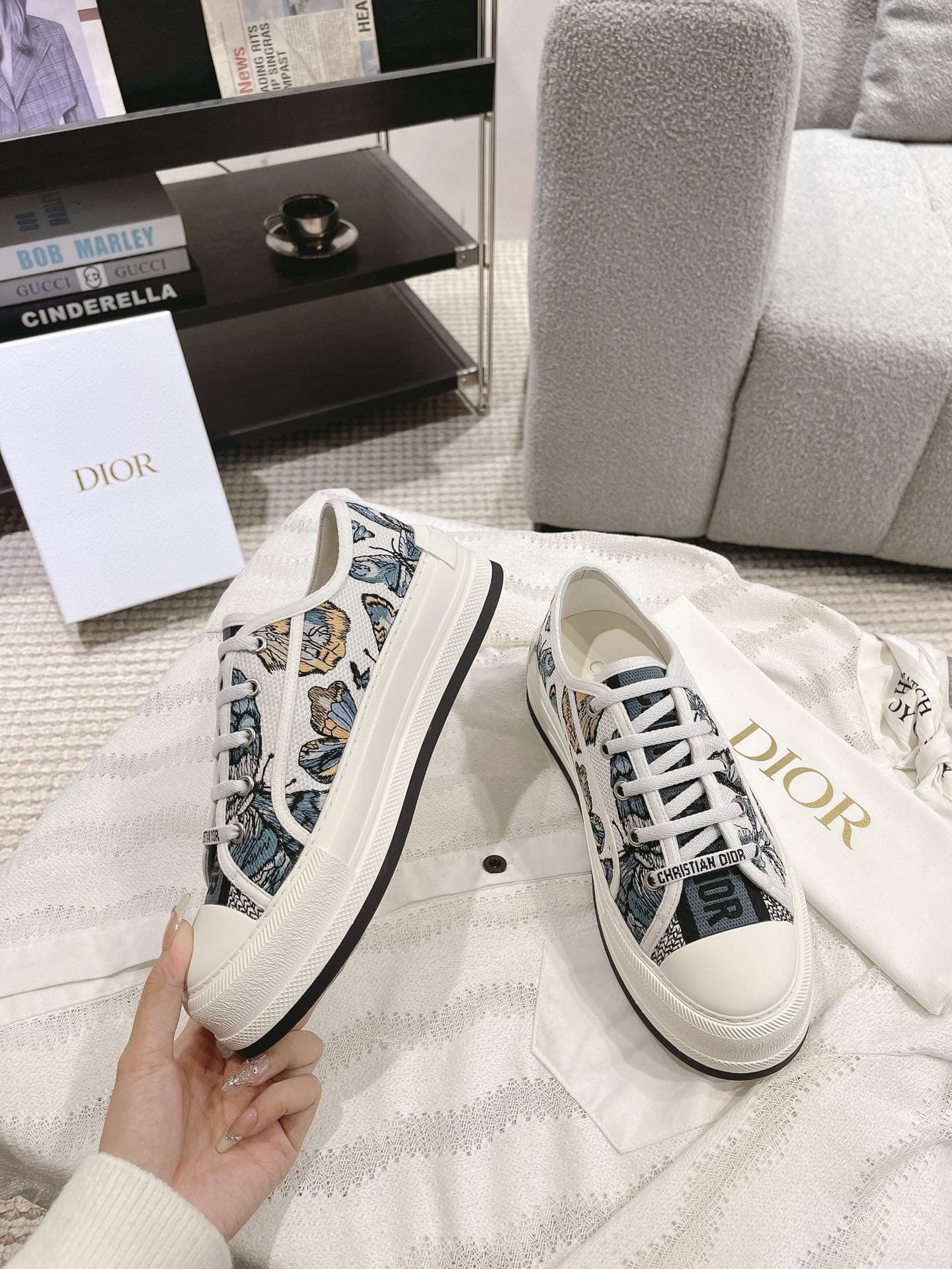 Dior Walkn Shoes Heel High4.5cm