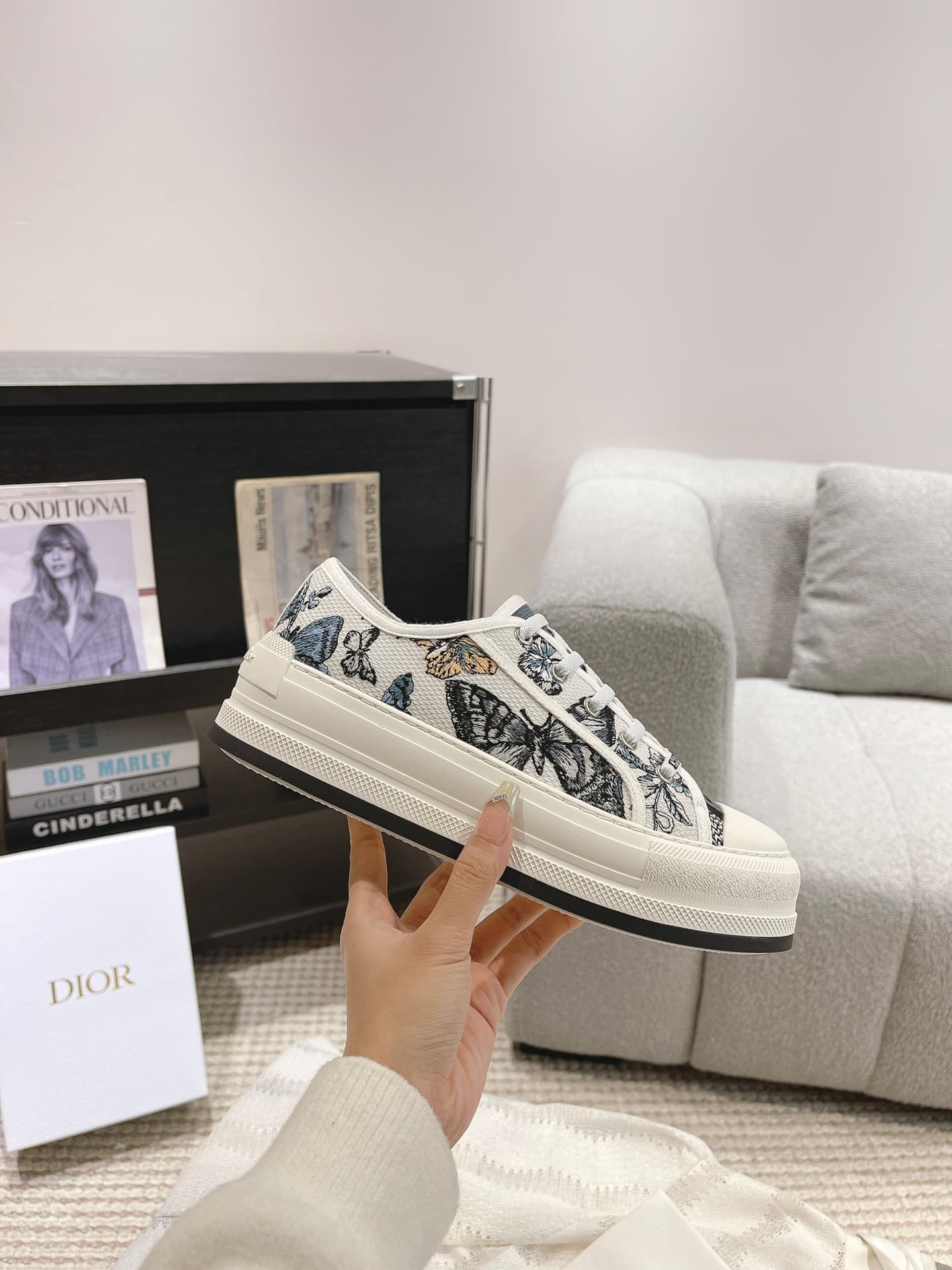 Dior Walkn Shoes Heel High4.5cm