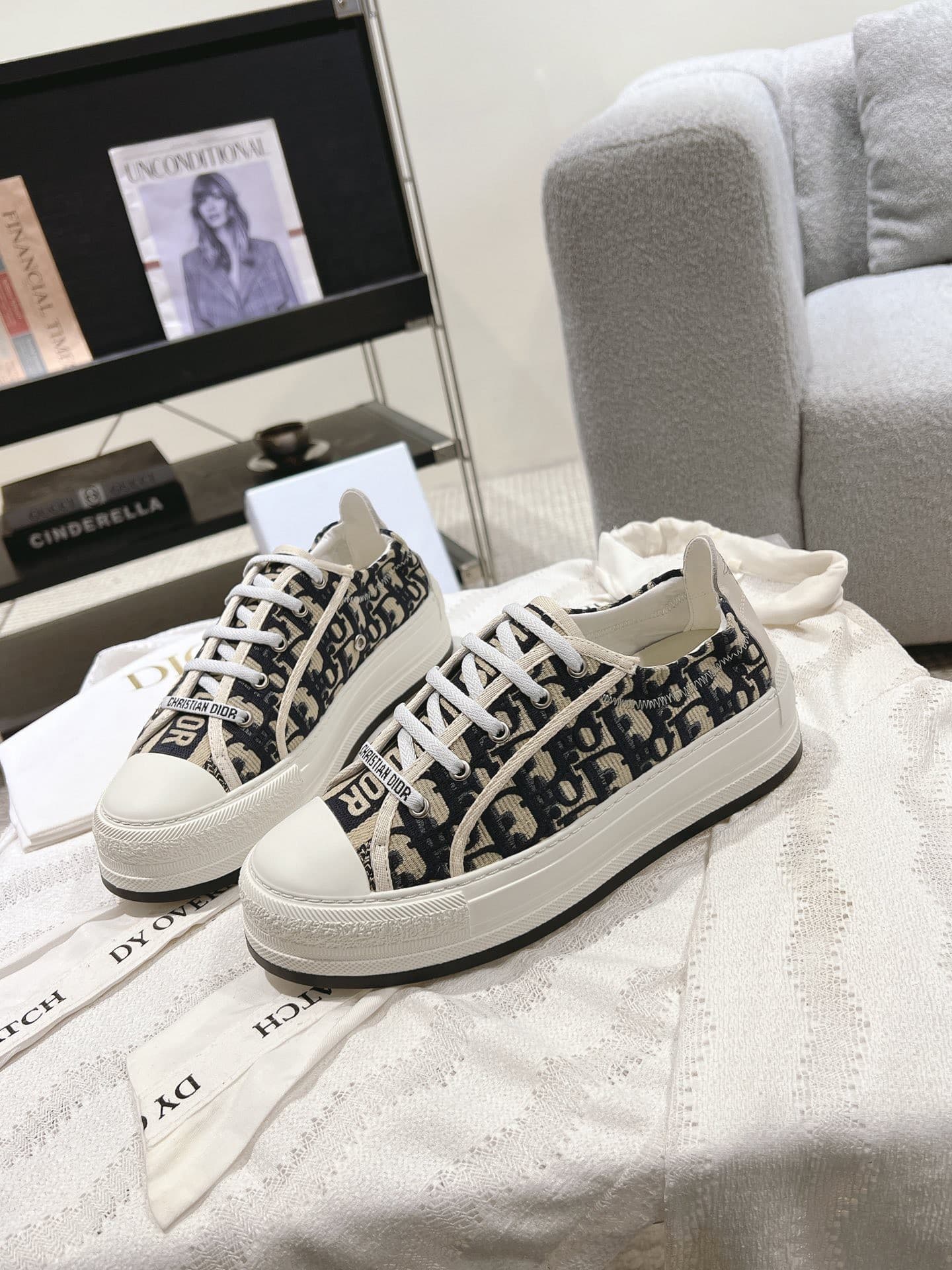 Dior Walkn Shoes Heel High4.5cm