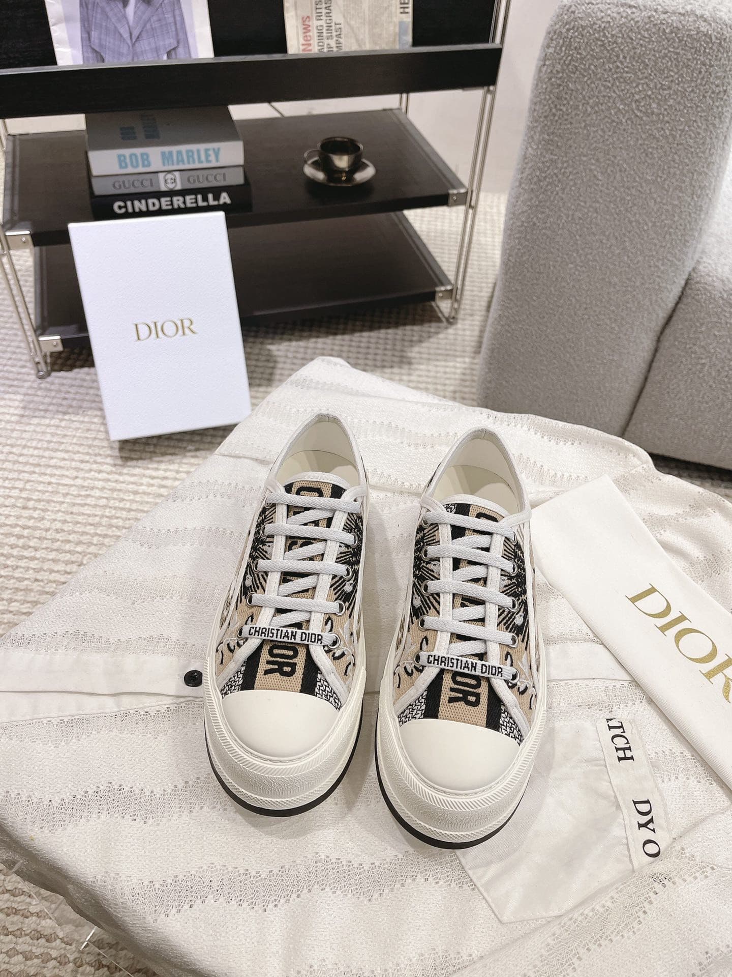 Dior Walkn Shoes Heel High4.5cm
